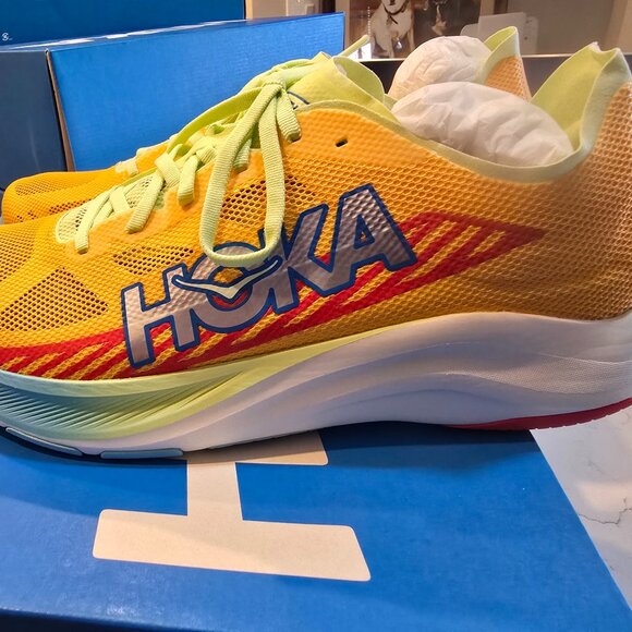 Hoka One One Other - Hoka Cielo Road Orange Yellow Mustard 1143490-SYJ Men's Size 12 Running Shoe NEW